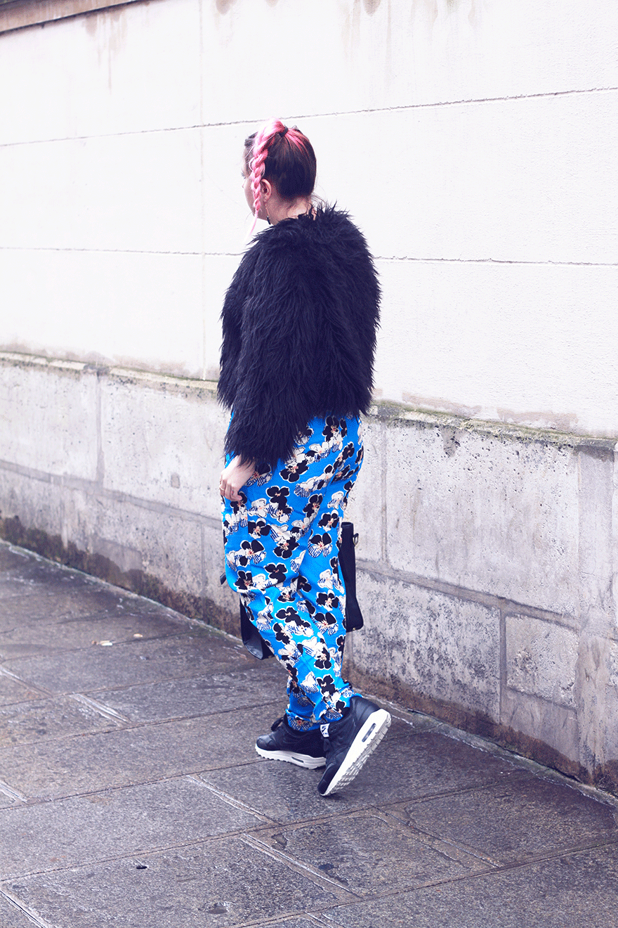 river island floral pants outfit